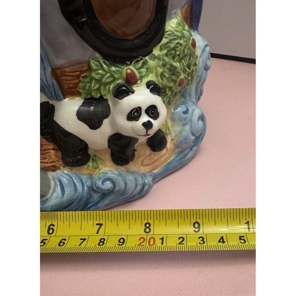 Vintage BICO Noah's Ark Ceramic Cookie Jar Animals 11